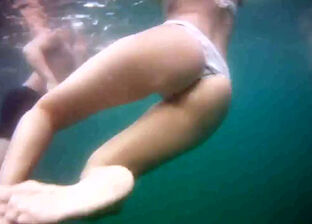 Bare swimming underwater